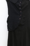 Marc le bihan half jacketless shoulder strap dress 2145 black